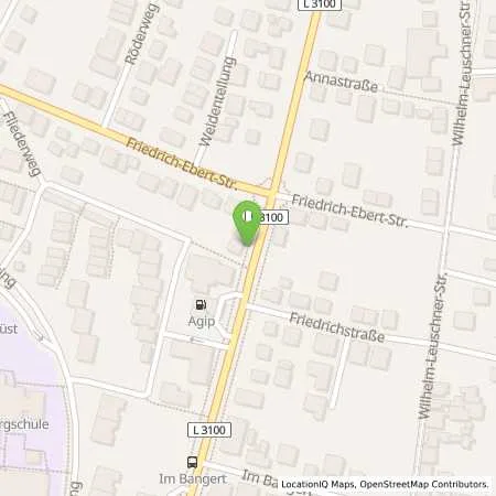 Standortübersicht der Tankstelle SEEHEIM-JUGENHEIM - HEIDELBERGER ST in 64342 Seeheim-Jugenheim