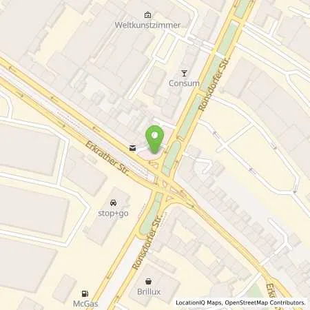 Standortübersicht der Tankstelle Shell Duesseldorf Ronsdorfer Str. 95 in 40233 Duesseldorf