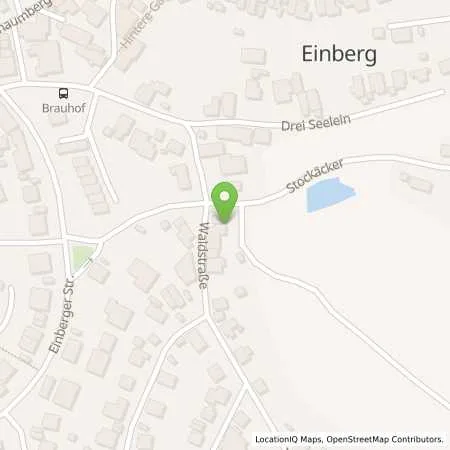 Standortübersicht der Tankstelle AVIA Station in 96472 Rödental (Einberg)