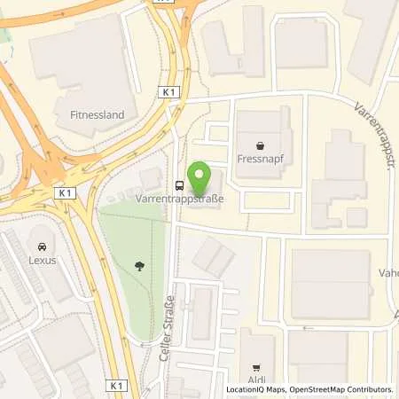 Standortübersicht der Tankstelle TotalEnergies Braunschweig in 38114 Braunschweig