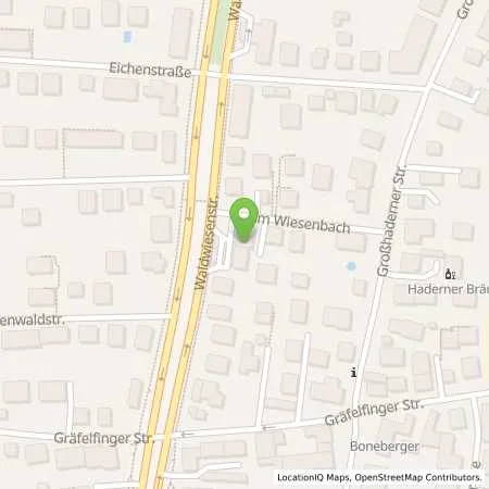 Standortübersicht der Tankstelle Esso Tankstelle in 81375 MUENCHEN