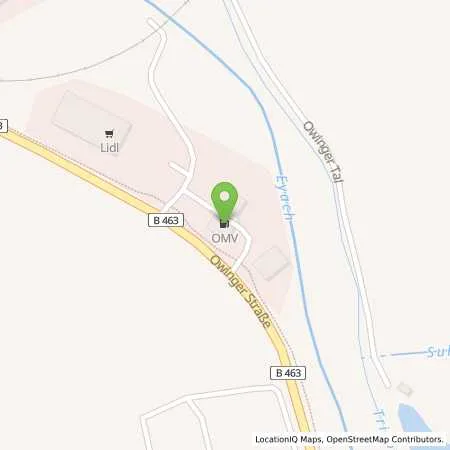 Standortübersicht der Tankstelle Haigerloch-Stetten Owinger Str. 11 - 13 in 72401 Haigerloch (Stetten)