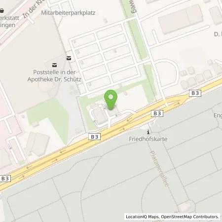 Standortübersicht der Tankstelle Esso Tankstelle in 37081 GOETTINGEN