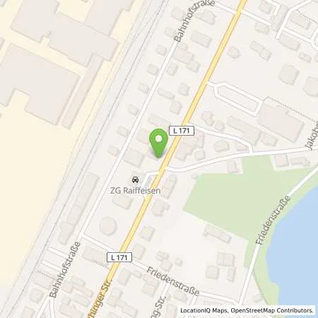 Standortübersicht der Tankstelle ZG Raiffeisen Tankstelle Hüfingen in 78183 Hüfingen