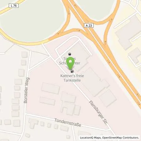 Standortübersicht der Tankstelle Kattners Freie Tankstelle in 25421 Pinneberg