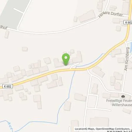 Standortübersicht der Tankstelle VR-Bank in Südniedersachsen eG in 37589 Kalefeld (Willershausen)