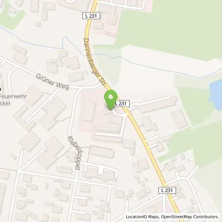 Standortübersicht der Tankstelle Hitzacker (Elbe) in 29456 Hitzacker (Elbe)