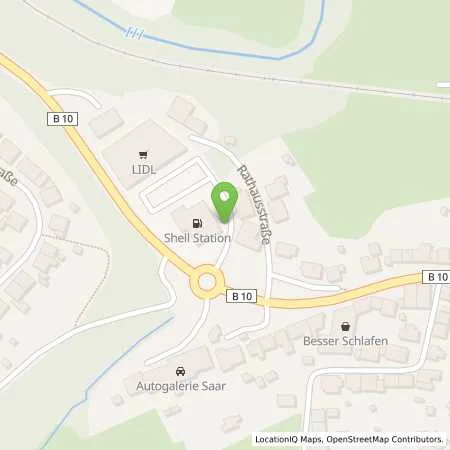 Standortübersicht der Tankstelle Shell Eppelborn Rathausstr. 114 in 66571 Eppelborn