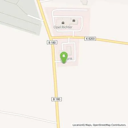 Standortübersicht der Tankstelle SB Frankenberg An der B 180 in 09669 Frankenberg