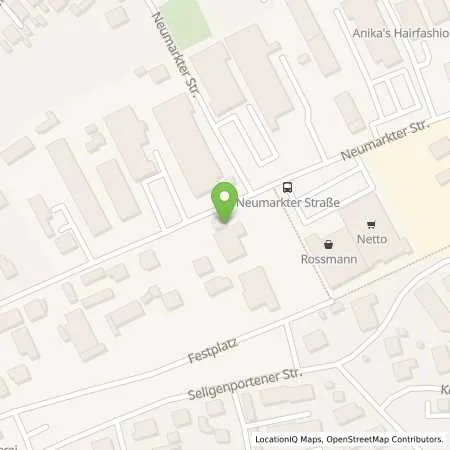 Standortübersicht der Tankstelle ELO Allersberg in 90584 Allersberg