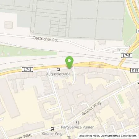 Standortübersicht der Tankstelle Orosol Tankstelle in 58644 Iserlohn