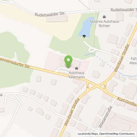 Standortübersicht der Benzin-Super-Diesel Tankstelle: bft- Tankstelle Autohaus Telemann GmbH in 08459, Neukirchen