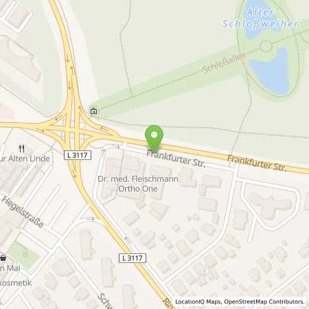 Standortübersicht der Tankstelle HEUSENSTAMM - FRANKFURTER STRASSE 1 in 63150 Heusenstamm