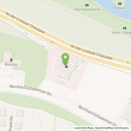 Standortübersicht der Tankstelle T Schwerin in 19061 Schwerin