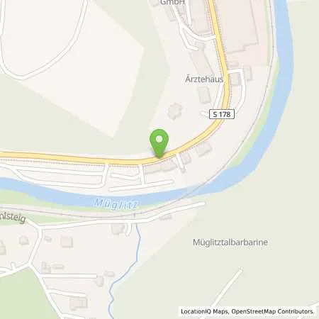 Standortübersicht der Tankstelle bft - Tankstelle Glashütte in 01768 Glashütte