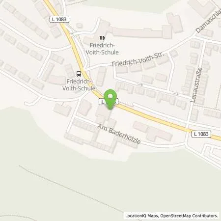 Standortübersicht der Tankstelle Sb Heidenheim Giengener Strasse 76 in 89522 Heidenheim