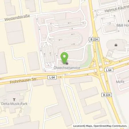 Standortübersicht der Tankstelle Essen Hans-Böckler-Straße in 45127 Essen