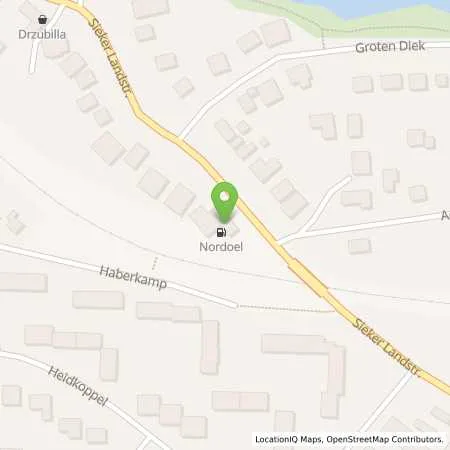 Standortübersicht der Tankstelle Esso Tankstelle in 22927 GROSSHANSDORF