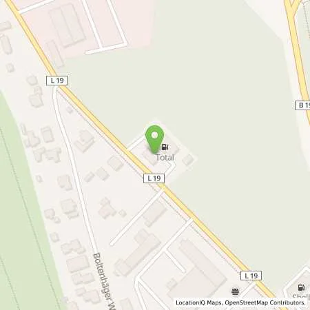 Standortübersicht der Tankstelle TotalEnergies Grimmen in 18507 Grimmen