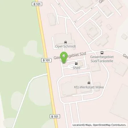 Standortübersicht der Tankstelle Shell Brand-Erbisdorf Gewerbegebiet Süd 2 in 09618 Brand-Erbisdorf