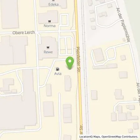 Standortübersicht der Tankstelle AVIA Xpress Station in 91166 Georgensgmünd