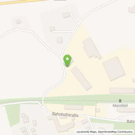 Standortübersicht der Tankstelle RWG TS Mansfeld in 06343 Mansfeld