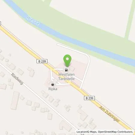 Standortübersicht der Tankstelle Gabriele Schmidt in 32107 Bad Salzuflen