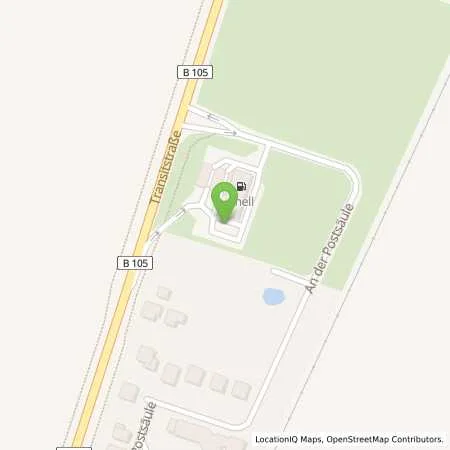 Standortübersicht der Tankstelle Shell Moenchhagen Transitstr. 13a in 18182 Moenchhagen