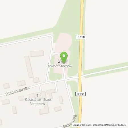 Standortübersicht der Tankstelle Stechow in 14715 Stechow
