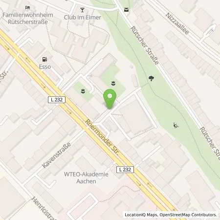 Standortübersicht der Tankstelle SB Aachen Roermonder Straße 110 A in 52072 Aachen