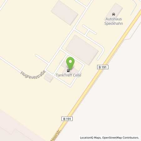 Standortübersicht der Benzin-Super-Diesel Tankstelle: Celle in 29223, Celle