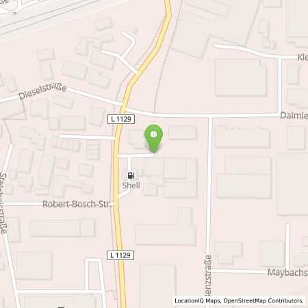 Standortübersicht der Tankstelle Shell Freiberg Ludwigsburger Str. 93 in 71691 Freiberg