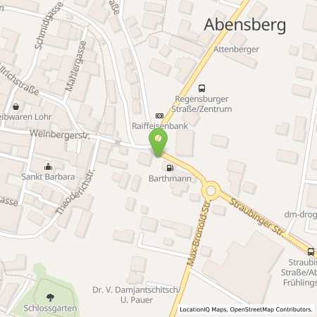 Standortübersicht der Benzin-Super-Diesel Tankstelle: FREIE TANKSTELLE in 93326, Abensberg