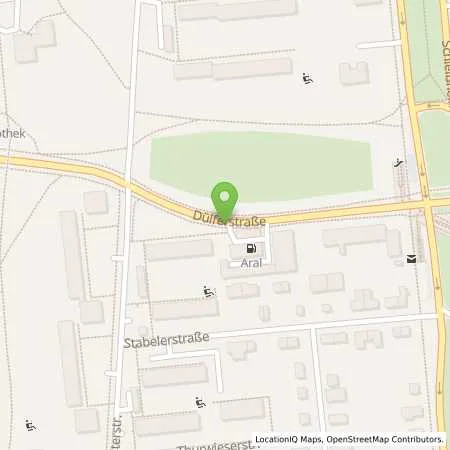 Standortübersicht der Tankstelle Aral Tankstelle in 80933 München
