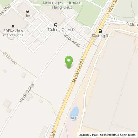 Standortübersicht der Tankstelle SAARBRUECKEN - METZER STR. 114 in 66117 Saarbruecken