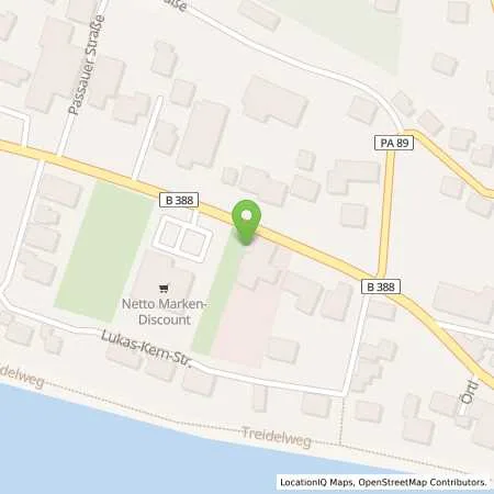 Standortübersicht der Tankstelle Shell Obernzell Passauer Str. 5 in 94130 Obernzell