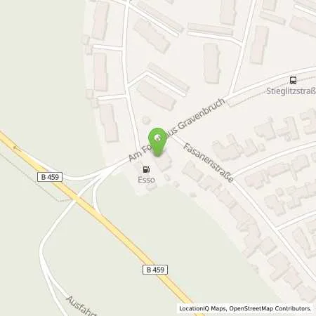 Standortübersicht der Tankstelle Esso Tankstelle in 63263 NEU-ISENBURG