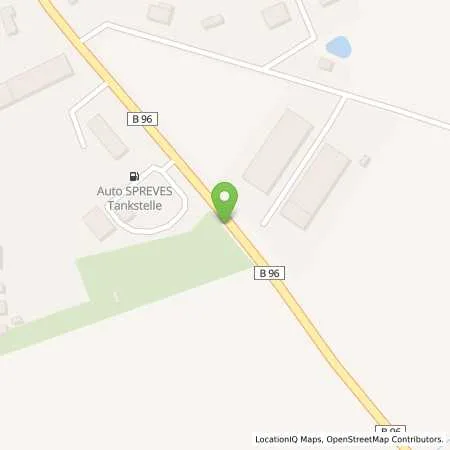 Standortübersicht der Tankstelle Zützen in 15938 Golssen/OT Zuetzen