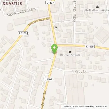 Standortübersicht der Tankstelle Shell Boennigheim Erligheimer Str. 16 in 74357 Boennigheim