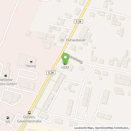 Standortübersicht der Tankstelle Dahlen, Bahnhofstr. 93 in 04774 Dahlen