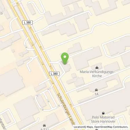 Standortübersicht der Tankstelle Hannover, Schulenburger Landstr. 128 in 30165 Hannover