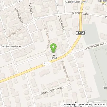 Standortübersicht der Tankstelle Bad Bergzabern, Weinstr. 63 in 76887 Bad Bergzabern