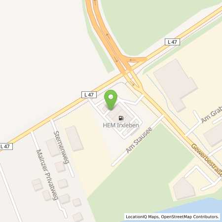 Standortübersicht der Benzin-Super-Diesel Tankstelle: Irxleben, Gewerbestr. 25 in 39167, Irxleben