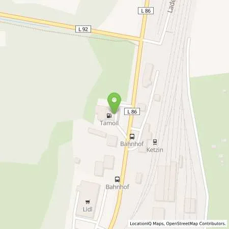 Standortübersicht der Tankstelle Ketzin, Nauener Str. 12 in 14669 Ketzin
