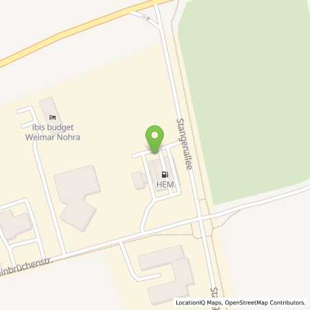 Standortübersicht der Benzin-Super-Diesel Tankstelle: Nohra, Steinbrüchenstr. 1 in 99428, Nohra