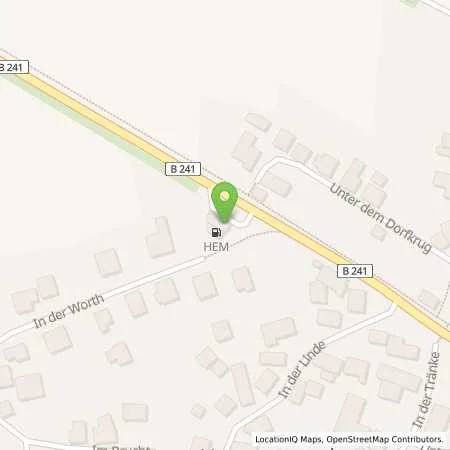 Standortübersicht der Tankstelle Northeim, In der Worth 2 in 37154 Northeim