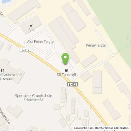 Standortübersicht der Tankstelle Peine, Vöhrumer Str. 40 in 31228 Peine