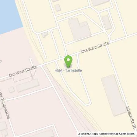 Standortübersicht der Tankstelle Rostock, Ost-West-Str. 13 in 18147 Rostock