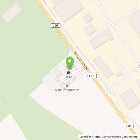 Standortübersicht der Benzin-Super-Diesel Tankstelle: Schönberg, An der B104 in 23923, Schönberg