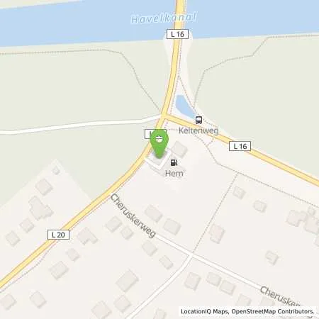 Standortübersicht der Tankstelle Schönwalde, Falkenseer Str. 162 in 14621 Schönwalde